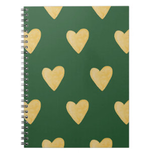 Organic shapes naive pattern. Abstract watercolor Notebook