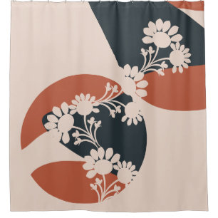 Organic Shapes Warm Tones Modern Floral