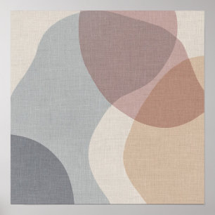 Organic Silence Minimalist Design Poster