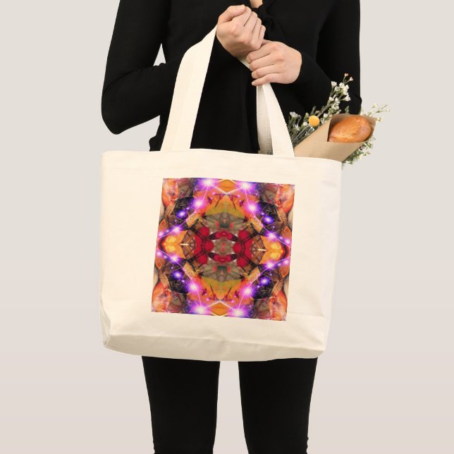 Organic Star Large Tote Bag (Front (Product))