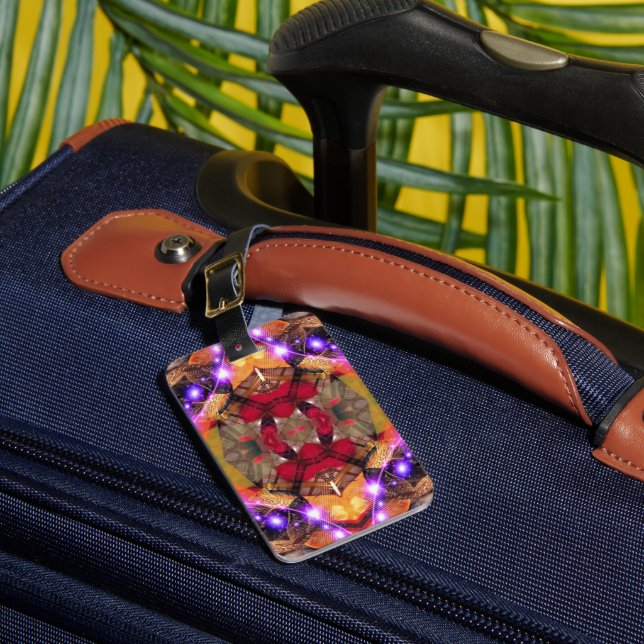 Organic Star Luggage Tag (Front Insitu 1)