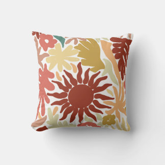 ORGANIC SUN THROW PILLOW