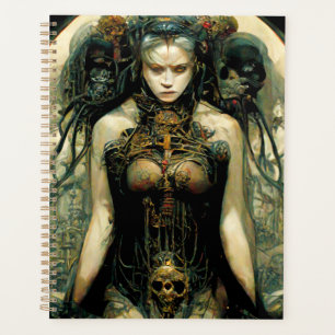 Organic Tech Woman Fantasy Sci-Fi Planner