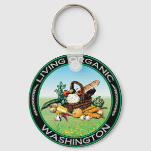 Organic Washington Keychain
