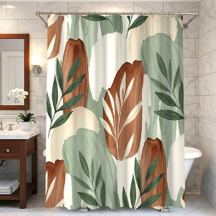 Organic Watercolor Sage Green and Oat Milk Botanic