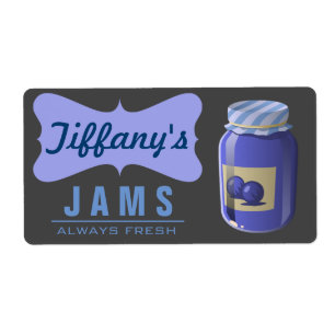 Organique Naturel   Blueberry Jam   Confitures art