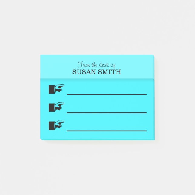 Organisateur de bureau Post-it® note PERSONNALISER (Devant)
