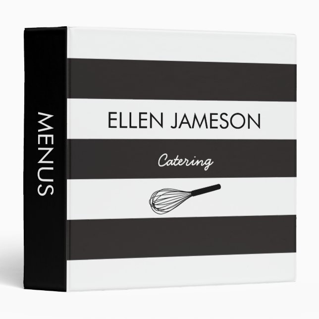 Organisateur de classeur de restauration (Devant/Côté)