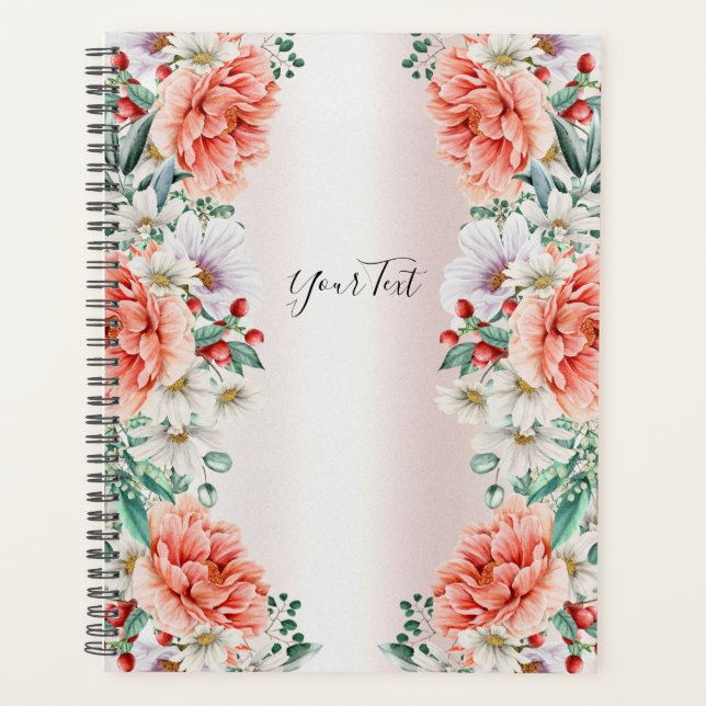 Organisateur de mariage de fleurs de pivoine à l'a (Devant)