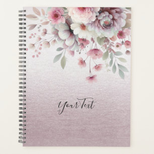 Organisateur de mariage floral rose blanc moderne