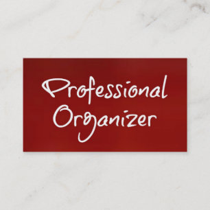 Organisateur professionnel brossé Carte de visite 