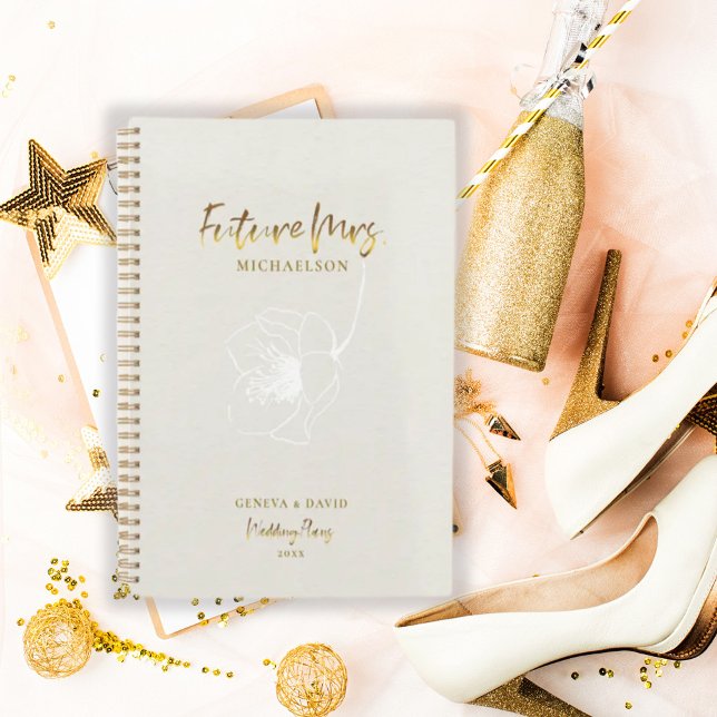 Organisatrice de mariage Future Mme Beige Script D (Créateur téléchargé)