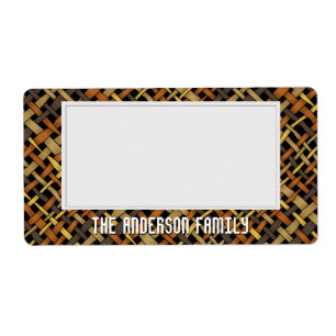 Organiser Rustique Tissé Burlap Storage Sticky