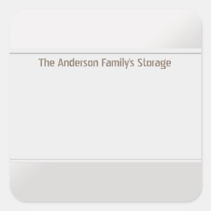 Organiser un Étiquette propre une couleur argent