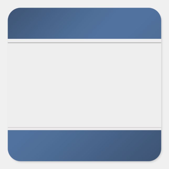 Organiser un Étiquette propre une couleur bleue (Devant)