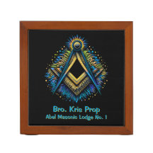 Masonic Desk Organizer Cadeau pour Mason