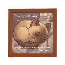 Positive & Peaceful Kitty Pen Organizer