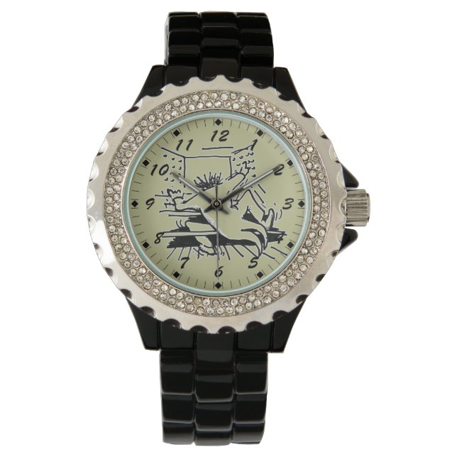 Organist cartoon watch (Front)