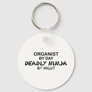Organist Deadly Ninja by Night Keychain