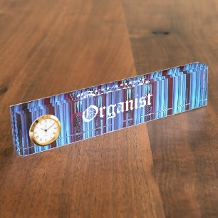 Organist Nameplate
