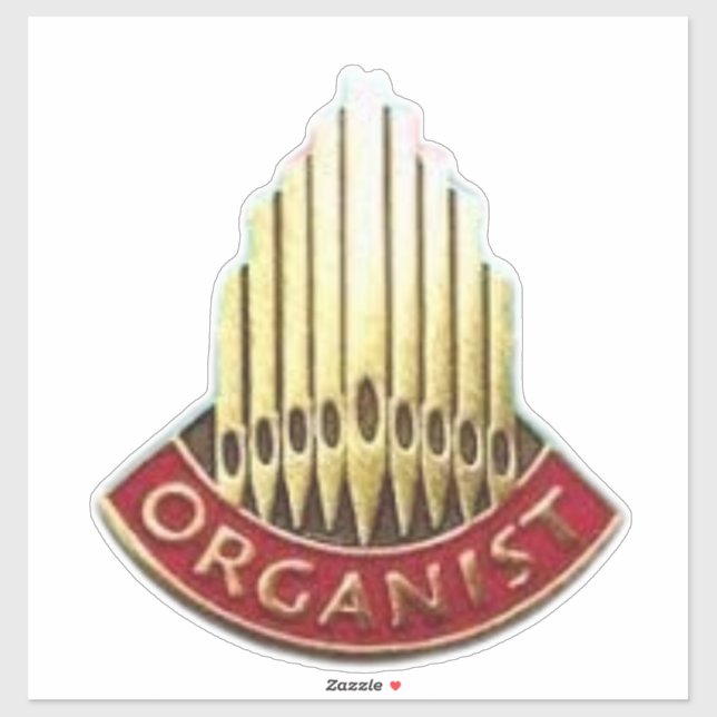 Organist Pipe Organ Logo  (Sheet)