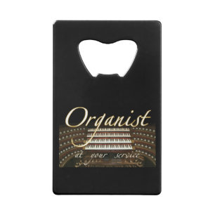 Organiste à votre ouvre-bouteille de service