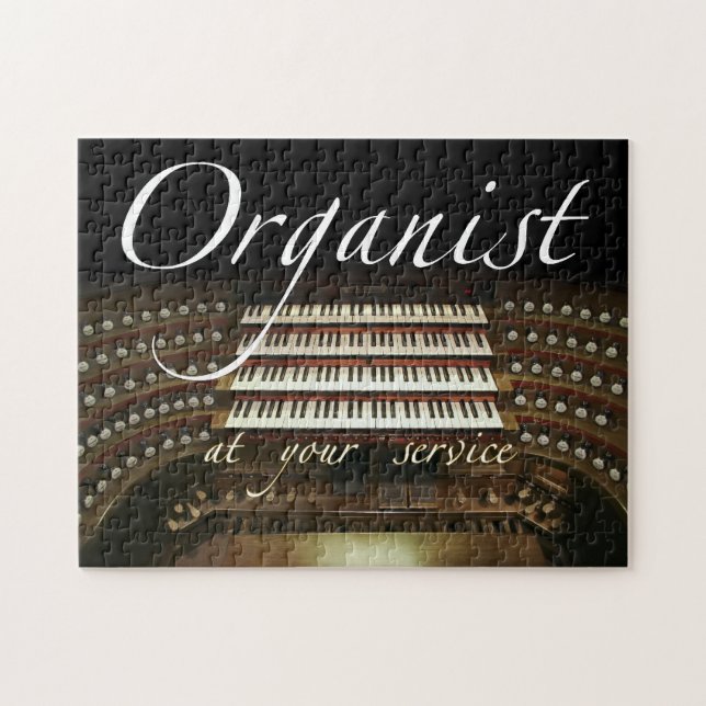 Organiste à votre puzzle de service (Horizontal)