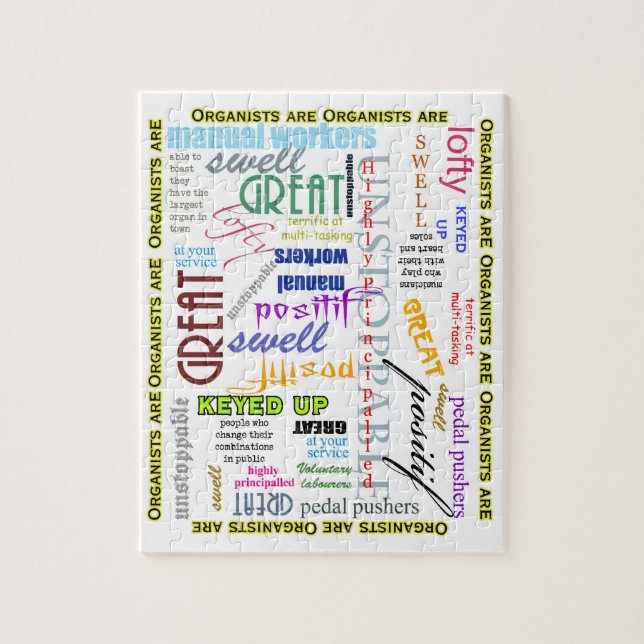 Organists are everything Puzzle (Vertical)
