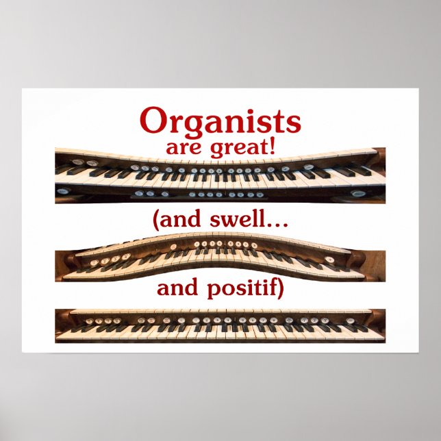 Organists are Great poster (Front)