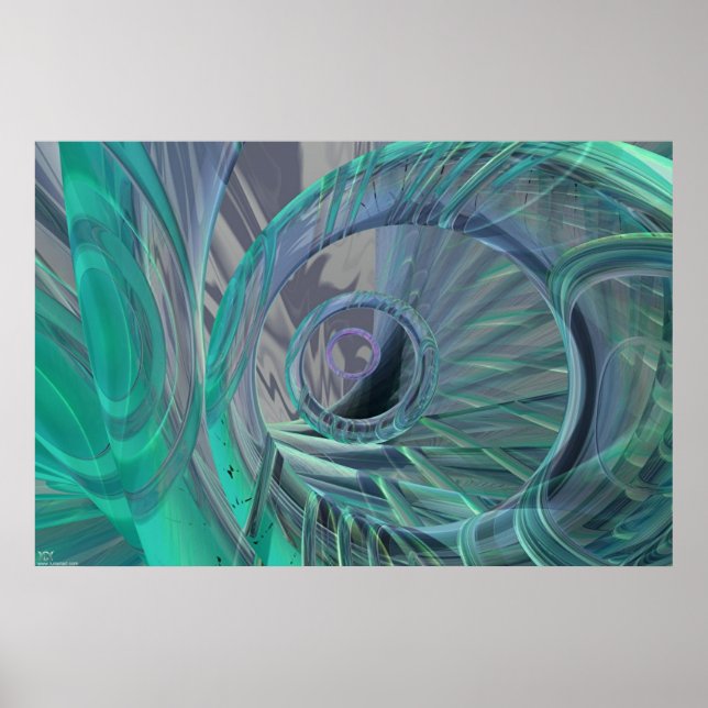 Organix - Blue Green Poster (Front)
