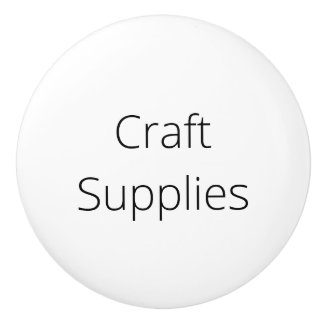 Organization Decor, craft supplies Ceramic Knob