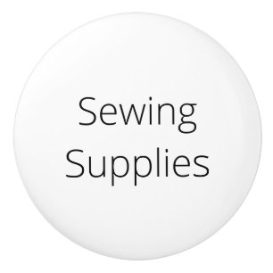 Organization Decor, Sewing Supplies Ceramic Knob