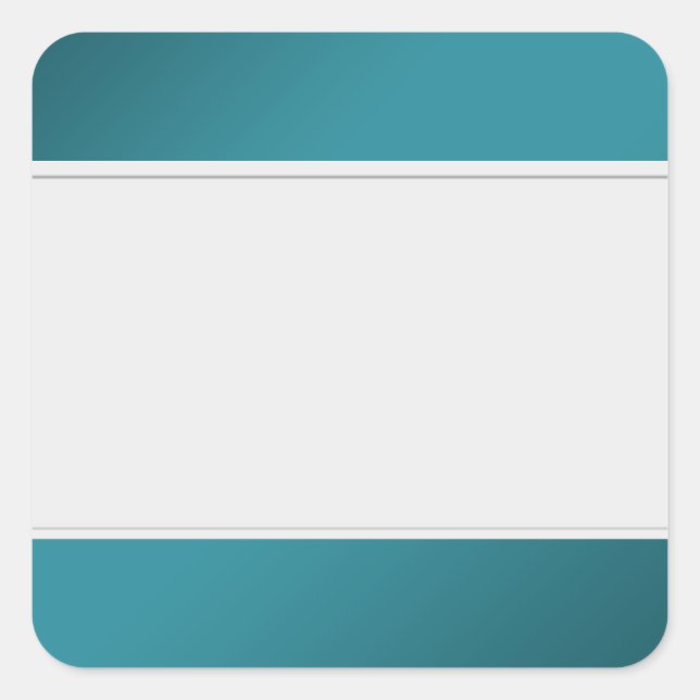 Organize Clean Labels One Colour Teal (Front)