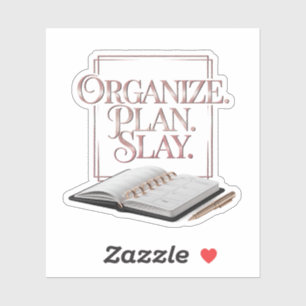 Organize Plan Slay Chic Rose Gold