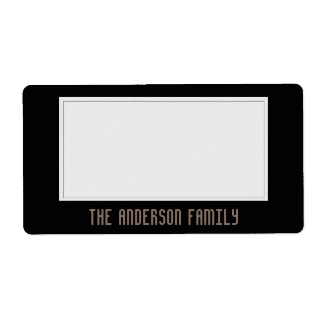 Organize Storage Sticky One Colour Black (Front)