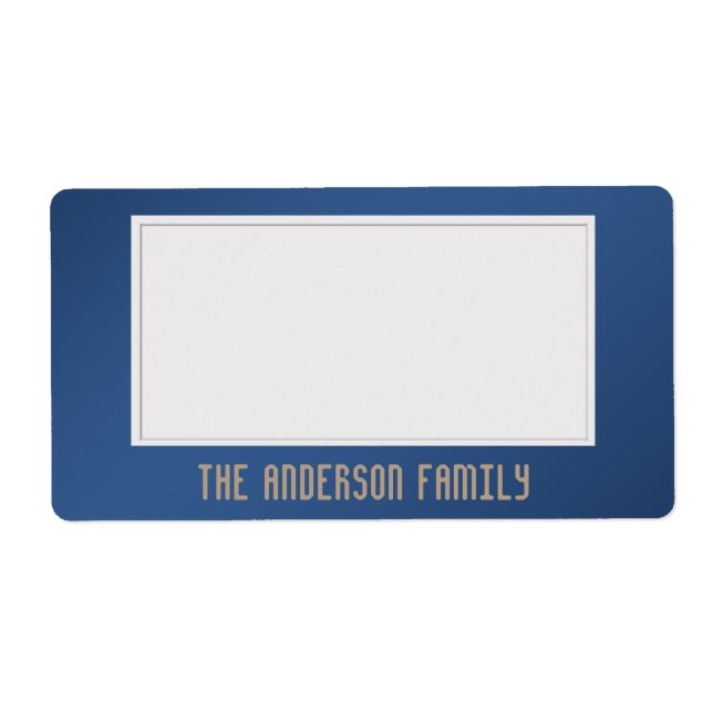Organize Storage Sticky One Colour Blue (Front)