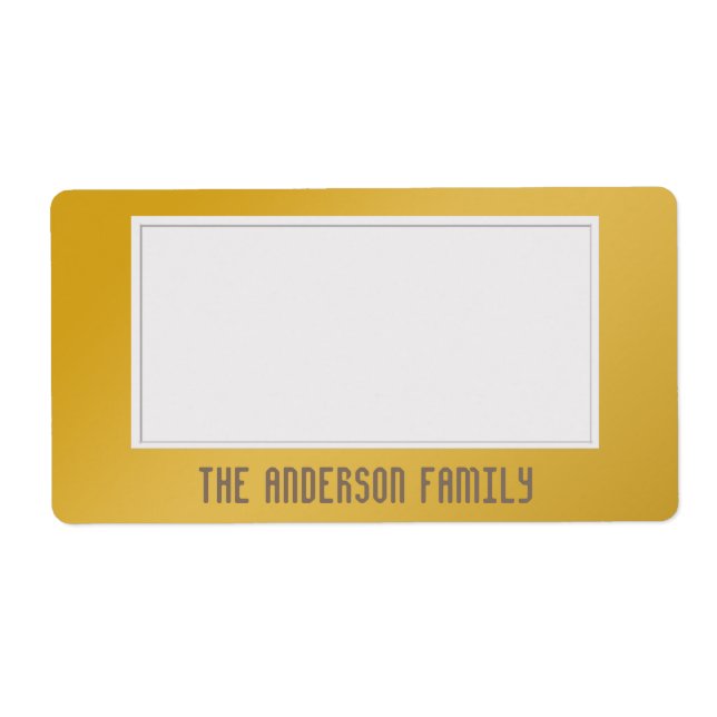 Organize Storage Sticky One Colour Golden (Front)