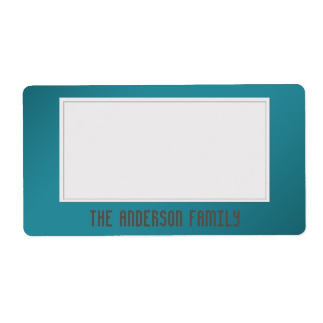Organize Storage Sticky One Colour Teal (Front)