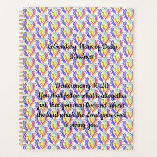 Organize with Purpose -LK Deut 16:20 Daily Planner