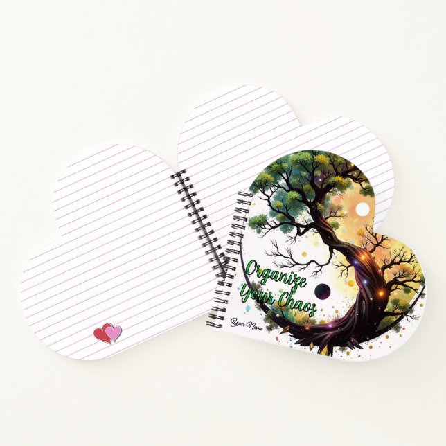 Organize Your Chaos – Stylish Motivational Notebook (Inside)