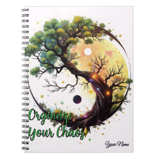 Organize Your Chaos – Stylish Motivational Notebook