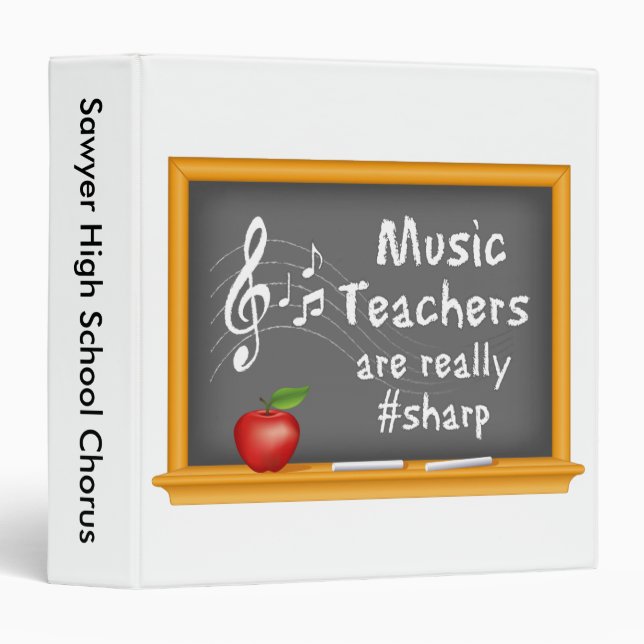 Organize your Music Teachers Classes  Binder (Front/Spine)