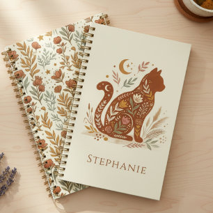 Organized Botanical Feline Mom Planner