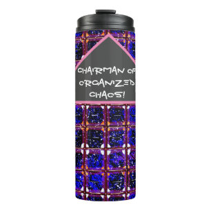 Organized Chaos Bold But Meaningless Pattern  Ther Thermal Tumbler