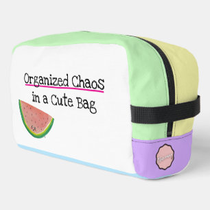Organized Chaos, Cute Watermelon Pencil Case Dopp Kit