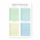 Organized Things to Do Blue Green Yellow