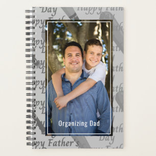 Organizing Dad Personalized Photo Father's Day Planner