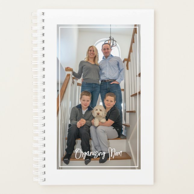 Organizing Mom Photo Personalized White (Devant)