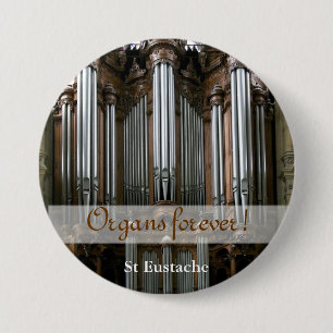 Organs forever! St Eustache button