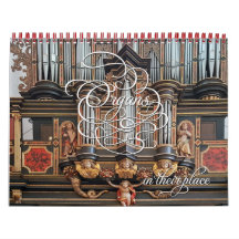 Organs in their place - horizontal calendar